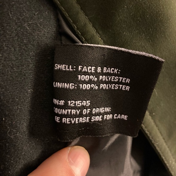 London Fog Mens Large forest Green Jacket - Picture 7 of 10